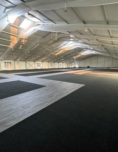 Velasquez Carpet corporate event tent flooring and custom carpet layout