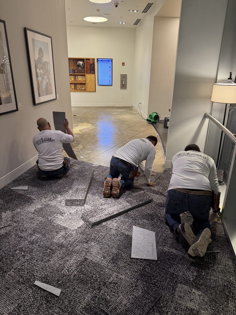 Carpet Tile Installation in South Florida