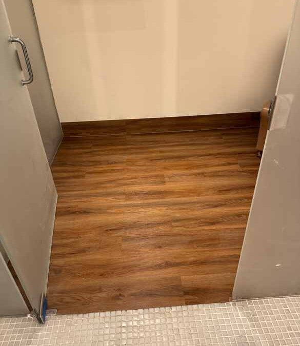 Commercial Luxury Vinyl Plank Install in South Florida